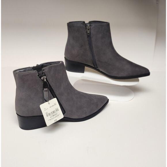 Worthington Brookdale Block Heel Pointed-toe Textured Ankle Boots Size 6.5M - Picture 9 of 12